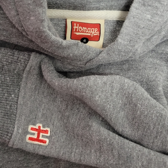 Homage Go to Youth Hoodie Size Toddler 4 Grey - Picture 2 of 2